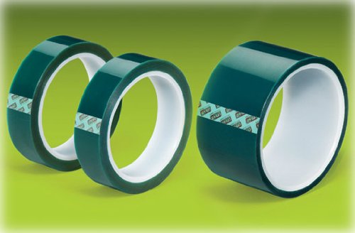 Green PET Tape Adhesive High Temperature Heat Resistant 1cm 10mm x 100ft 33m 